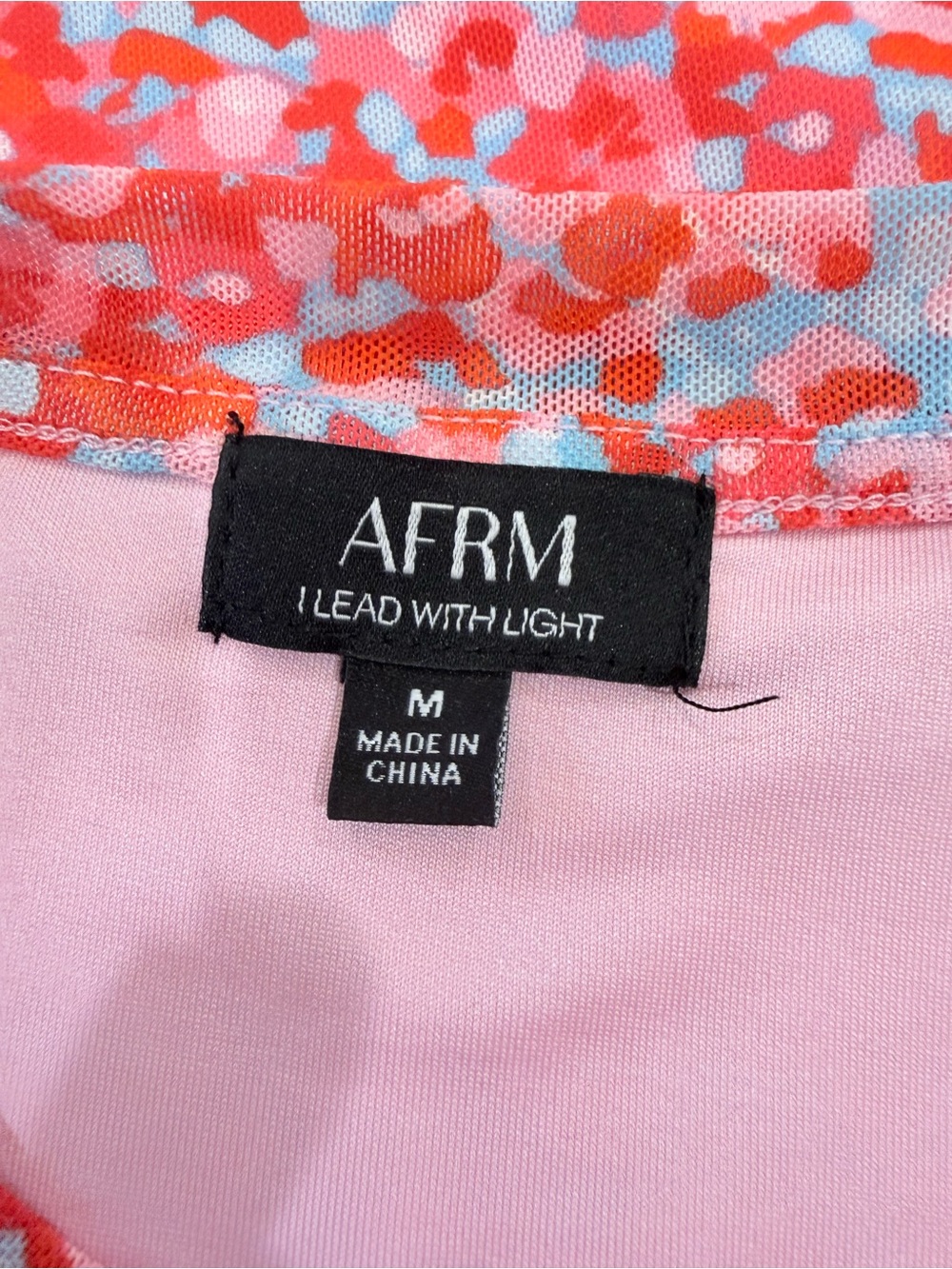 AFRM Mirza Dress in Red Ditzy, size M - Picture 9 of 12